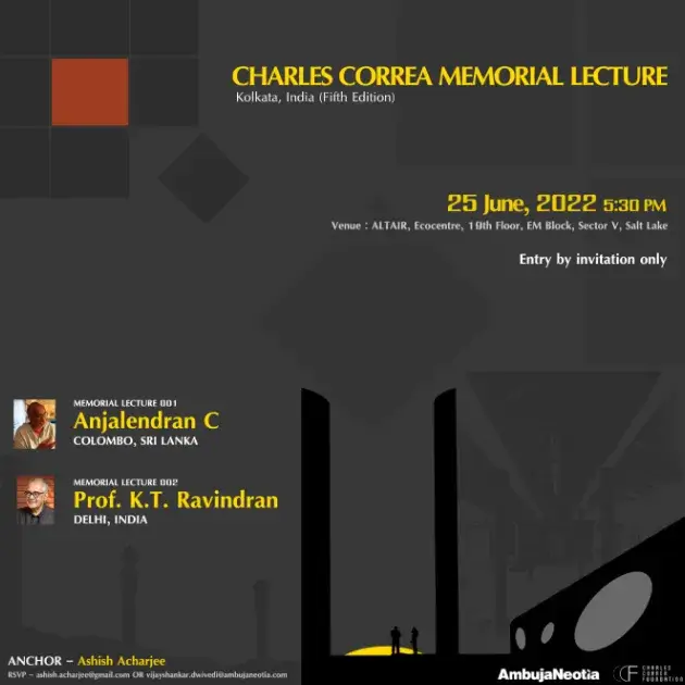Charles Correa Memorial Lecture