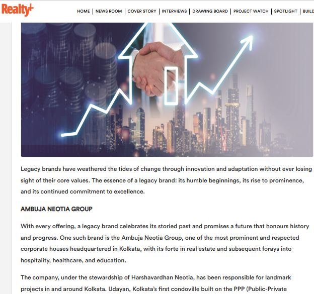 BUILDERS OF BENGAL’S LEGACY - Realty+