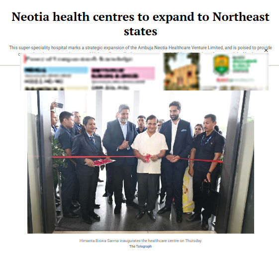Neotia health centres to expand to Northeast states - The Telegraph