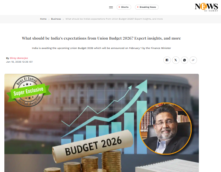 What should be India’s expectations from Union Budget 2026? Expert insights, and more