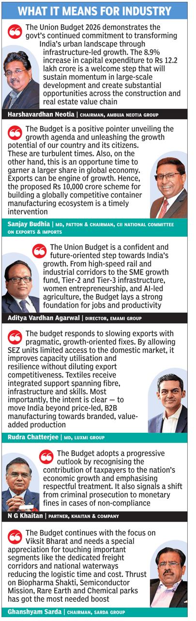 What it means for industry : The Times of India