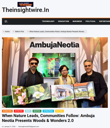 When Nature Leads, Communities Follow: Ambuja Neotia Presents Woods & Wonders 2.0
