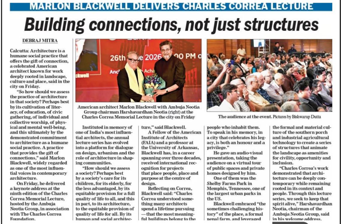 Building Connections, not just structures - The Telegraph